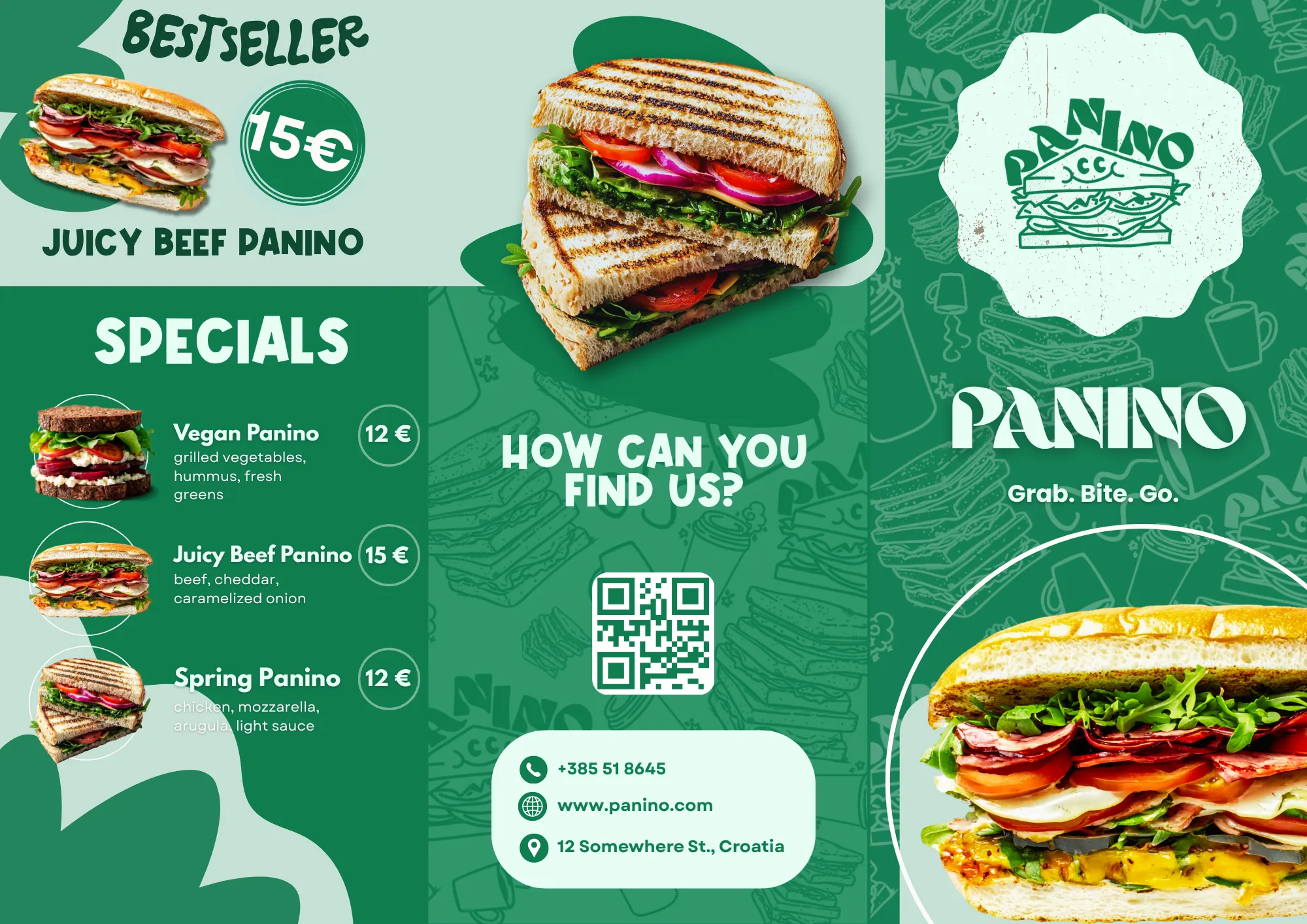 Panino mennu outside