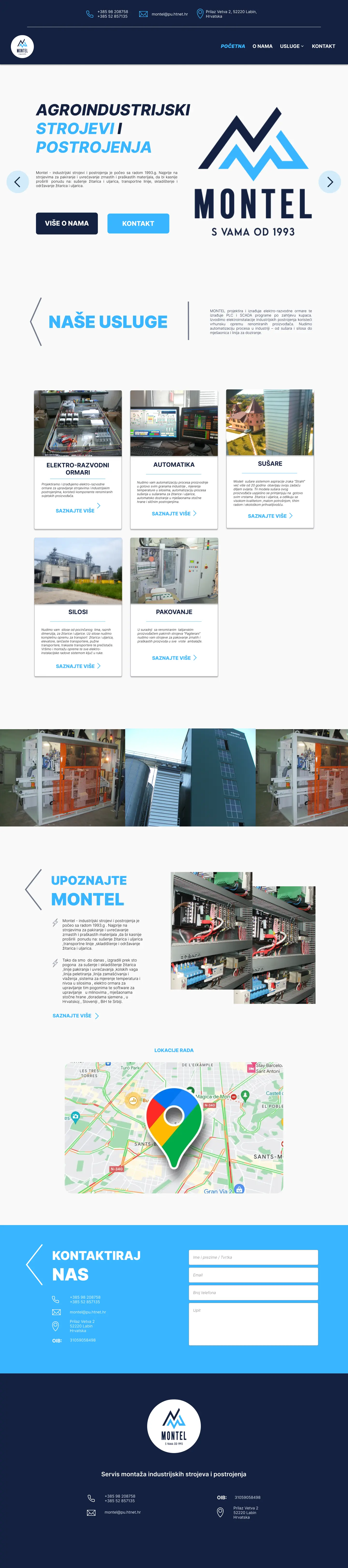 Main Page Design - Montel