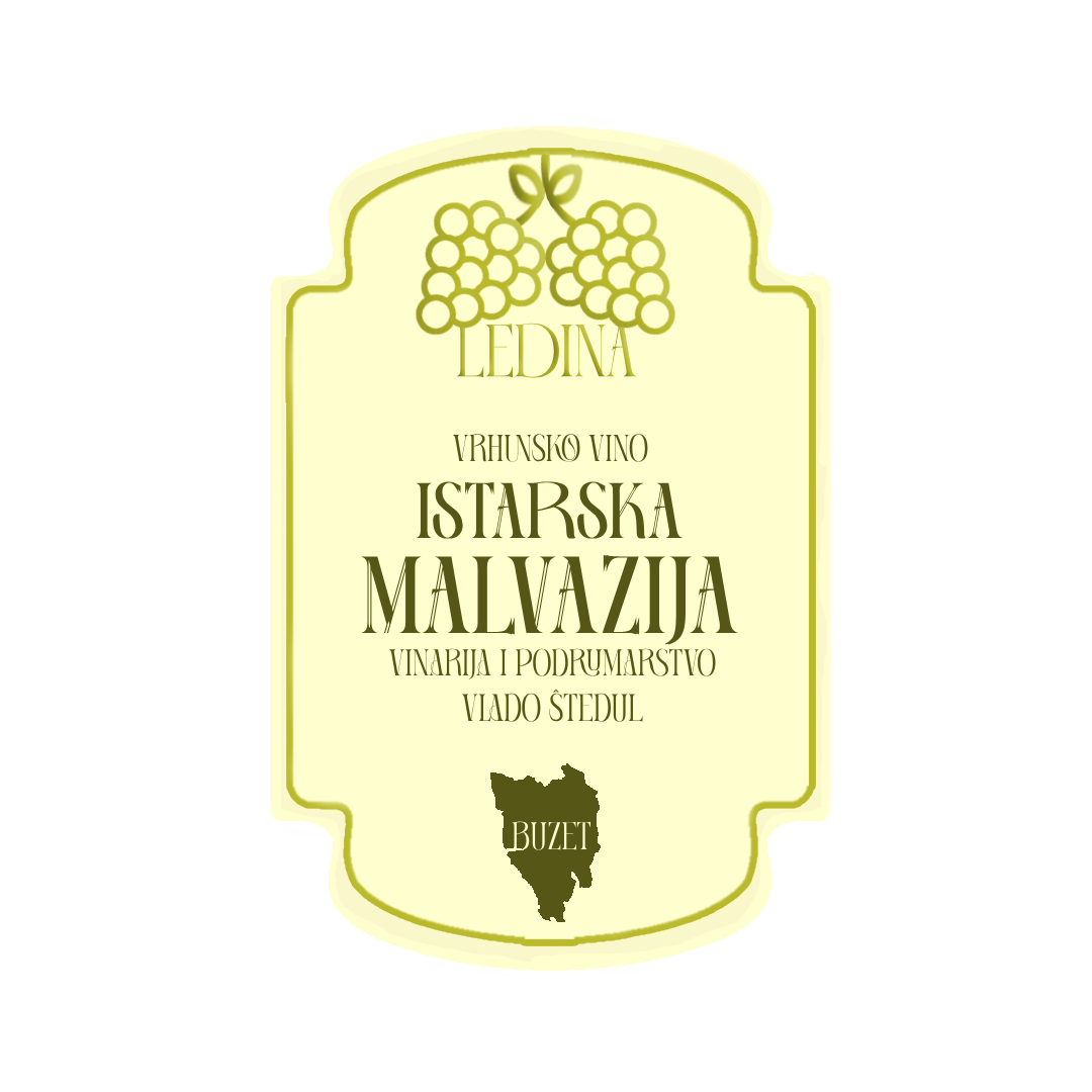 Malvazija Wine Label